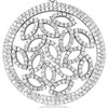 Pendentif Design en Argent orné de Cristal Swarovski Cubic Zirconia Blanc - vue V2