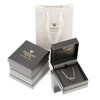 Boucles d'Oreilles Pendantes Perles de Culture Blanches, Diamants et Or Jaune 750/1000 - vue V5