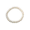 Bracelet Enfant Stretch en Perles de culture d'eau douces Blanches - vue V1
