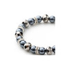 Bracelet 1 Rang en Perles Argent, Cristal et Plaqué Rhodium - vue V4