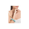Bracelet Multi Perles Bleu Ciel et Plaqué Rhodium - vue V4