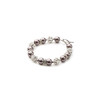 Parure Collier, Bracelet et Boucles d'oreilles Perles Bronze, Cristal et Plaqué Rhodium - vue V3