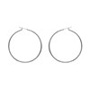 Boucles d'oreilles Brillaxis argent 50mm
fil rond 2 mm - vue V1