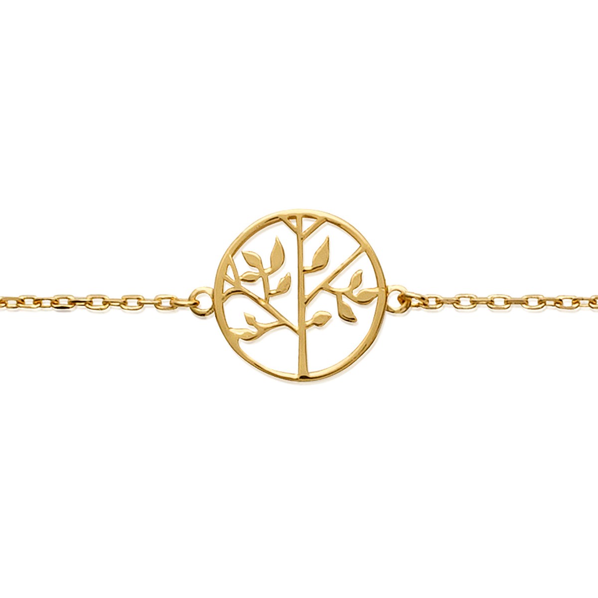 Bracelet Brillaxis arbre de vie doré - vue 3