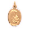 Médaille Brillaxis Vierge à l'enfant or 9 carats - vue V1