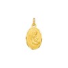 Médaille Brillaxis Vierge à l'enfant or 9 carats - vue V2