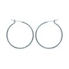 Boucles d'oreilles Brillaxis argent 30mm - vue V1