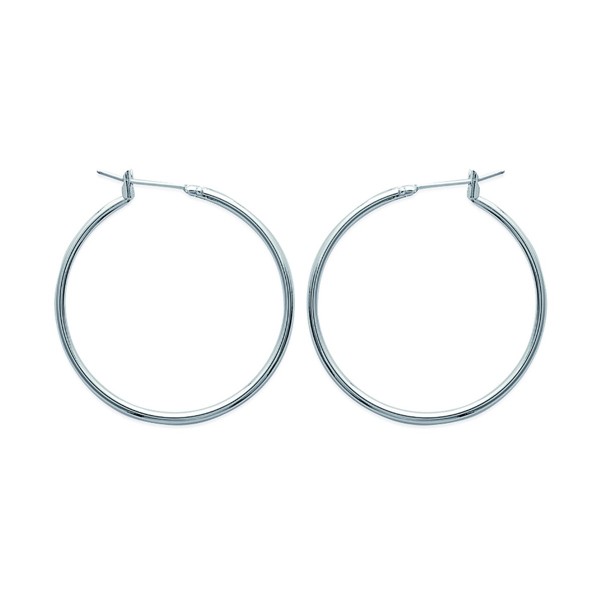 Boucles d'oreilles Brillaxis argent 30mm