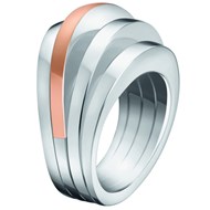 Bague Calvin Klein Breathe rosée 6