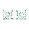 Boucles d'oreilles Brillaxis puces 4mm - vue V1