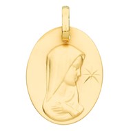 Médaille Brillaxis ovale vierge diamantée
1 étoile or jaune