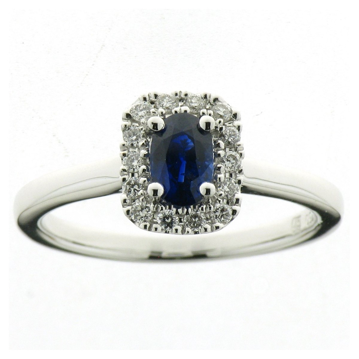 Bague Brillaxis saphir diamant or 18 carats