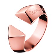 Bague Calvin Klein Shape rosée 8