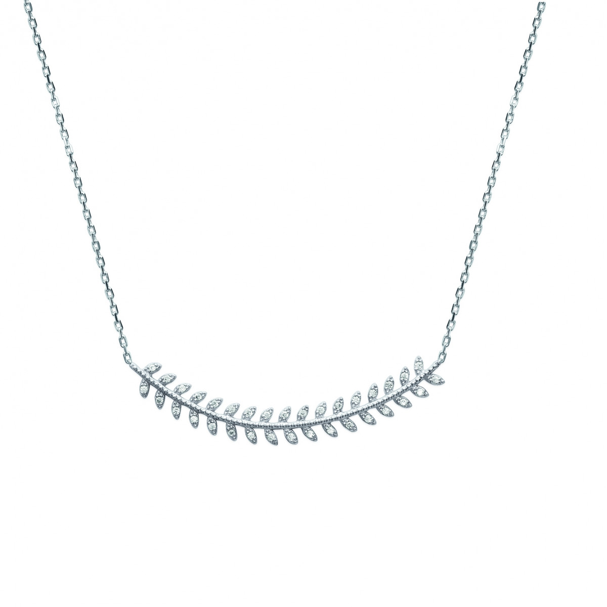 collier argent femme feuilles collier argent femme feuilles