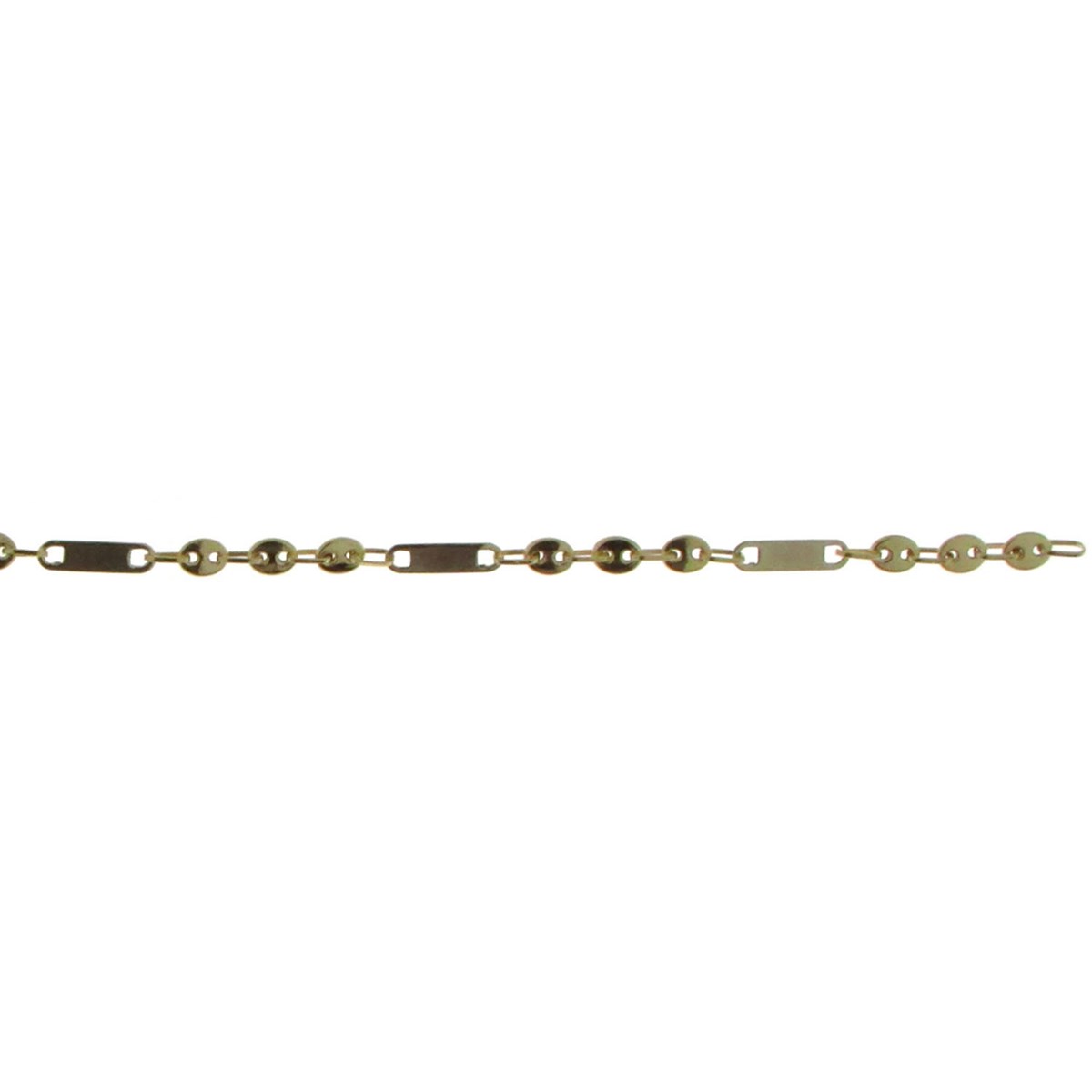 Bracelet Brillaxis motif plaque et grain de café