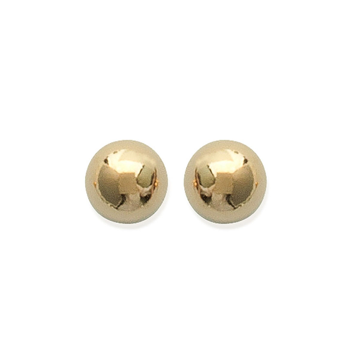 Boucles d'oreilles Brillaxis boules dorées 3mm
