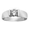 Solitaire Brillaxis or blanc 18 carats - vue V2