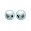 Boucles d'oreilles Brillaxis perles argent 5mm - vue V1