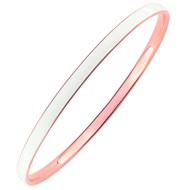 Bracelet Brillaxis Confidence laqué blanc or rose