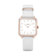 Montre femme Cluse La Garçonne Rose Gold White/White
