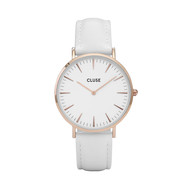 Montre femme La Bohème Rose Gold White/White