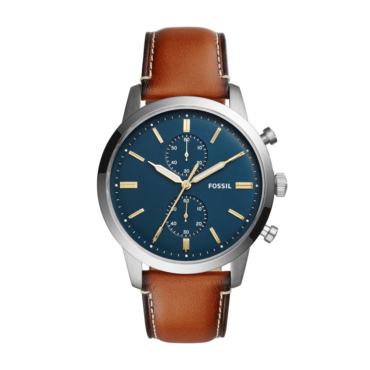 Montre Fossil Townsman cuir marron