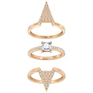 Set de bague Swarovski Funk rosées 50
