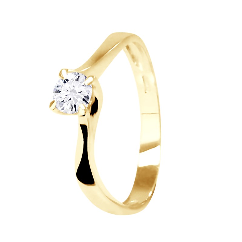 bague solitaire pierre jaune bague solitaire pierre jaune