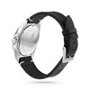 Montre Homme Foxter Sixties bracelet cuir noir, boitier acier et fond noir - SIXTIES3 - vue V4
