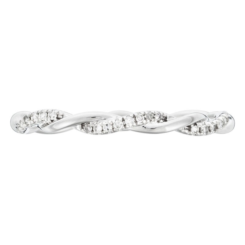 Bague 'Essentielle' Or blanc et Diamant - vue 4