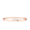 'BELLE COMME UN COEUR' bracelet jonc rosé à message - vue V3