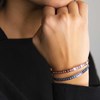 'MEILLEURE SOEUR DU MONDE' bracelet jonc rosé à message - vue V2