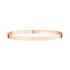 'UNE MAMIE FORMIDABLE' bracelet jonc rosé à message - vue V1