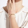 'UNE MAMIE FORMIDABLE' bracelet jonc doré à message - vue V2