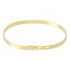 'SUPER TATA' bracelet jonc doré à message - vue V2