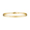 'MAMIE CHERIE' bracelet jonc doré à message - vue V1