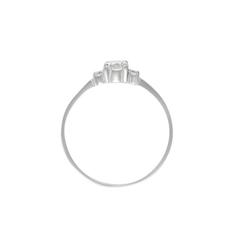 Bague 'Intuition' Or blanc - vue 3