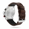 Montre Homme Foxter Avalone bracelet cuir marron, boitier acier et fond bleu - FR6040C4BC2 - vue V4