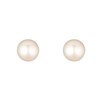 Boucles d'oreilles or jaune et perles de culture 'My Pearl' - vue V1