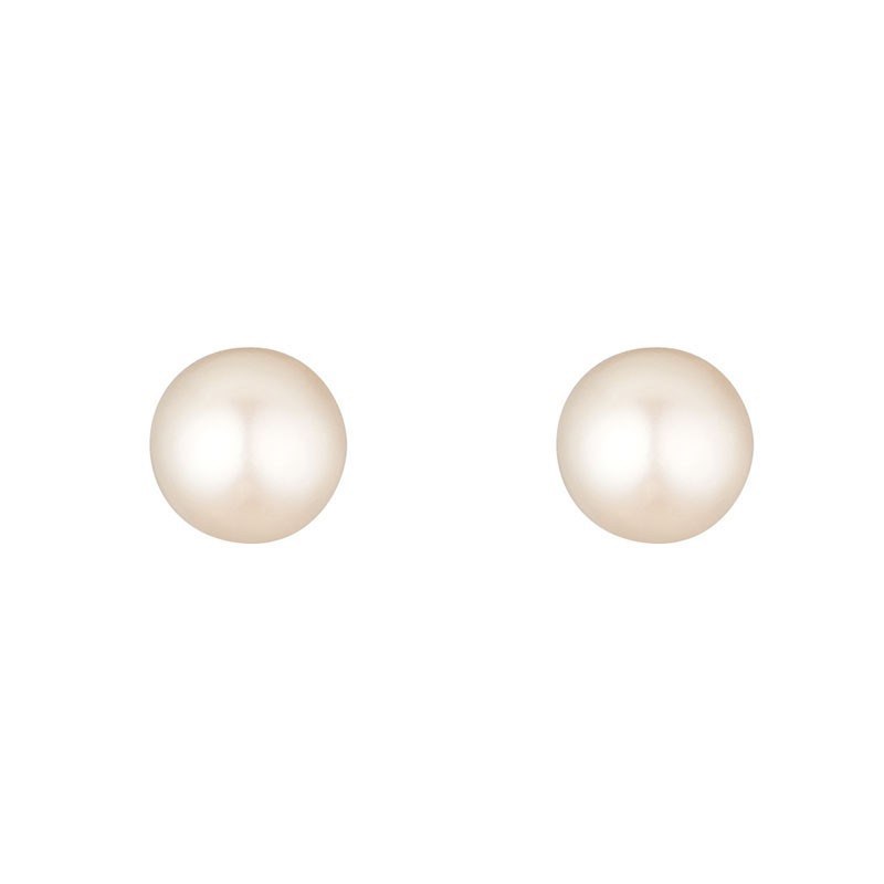 Boucles d'oreilles or jaune et perles de culture 'My Pearl'