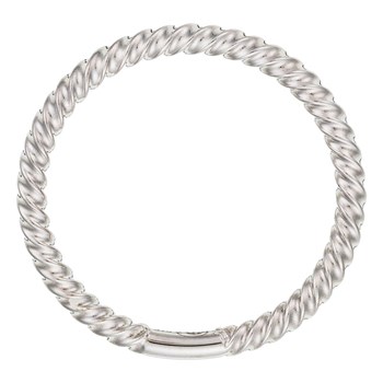 Bague 'Pour toujours' Or blanc