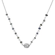 Collier Argent 925 iolite Naga