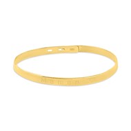 Jonc plaqué or jaune Maman