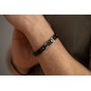 Bracelet souple Sohan en PVD - vue V2