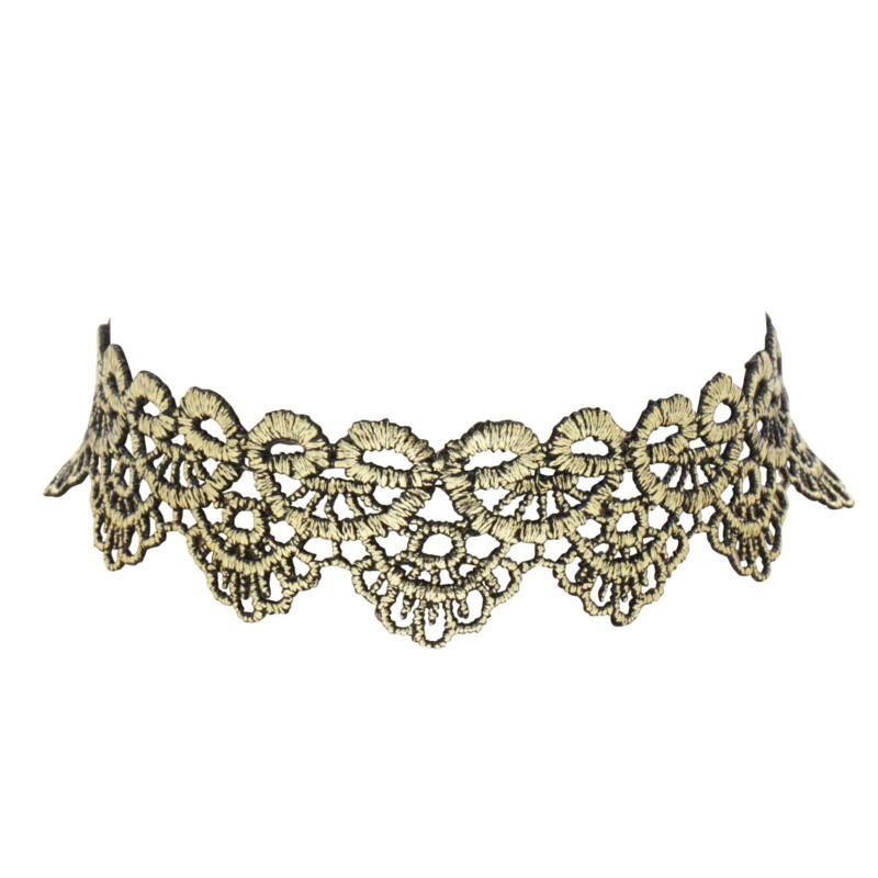 collier ras de cou effet dentelle collier ras de cou effet dentelle