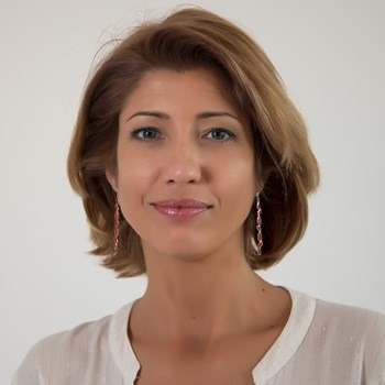 ADEN coral stone and sterling silver dangling earrings