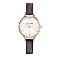 Montre Trendy Kiss en Cuir Femme Violet