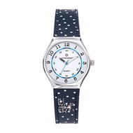 Montre Lulu Castagnette en Cuir Fille Bleu