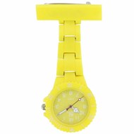 Montre Infirmière KRAZY NURSE bracelet Plastique Jaune