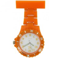 Montre Infirmière KRAZY NURSE bracelet Plastique Orange